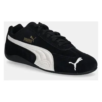 Semišové sneakers boty Puma Speedcat OG černá barva, 398846