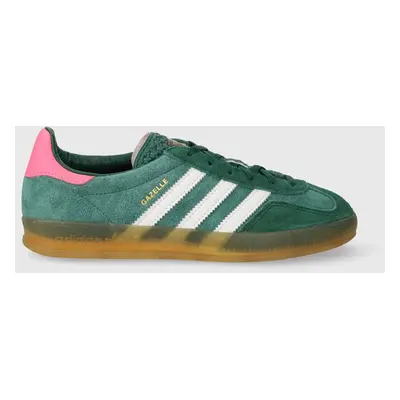 Sneakers boty adidas Originals Gazelle Indoor zelená barva, IG5929