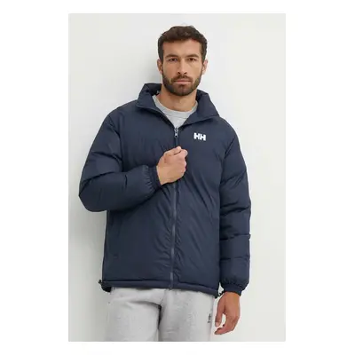 Oboustranná bunda Helly Hansen YU 23 REVERSIBLE PUFFER pánská, tmavomodrá barva, zimní, 54060