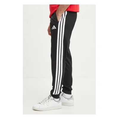 Tepláky adidas M 3S TR RT PT černá barva, s aplikací, JI8809