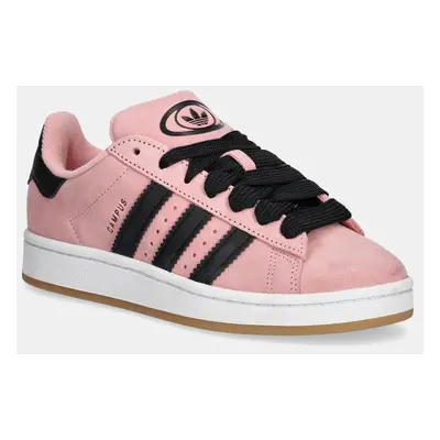 Sneakers boty adidas Originals Campus 00s růžová barva, JH7275