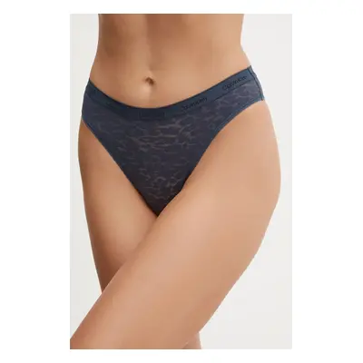 Kalhotky brazilky Calvin Klein Underwear tmavomodrá barva, 000QD5233E