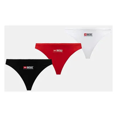 Tanga Diesel PUNCHY-D-CORE-3PACK UNDERPANTS 3-pack červená barva, A17515.0WHAV