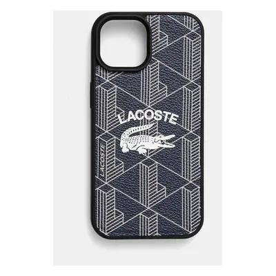 Obal na telefon Lacoste iPhone 15 / 14 / 13 6.1 tmavomodrá barva, LCHMP15SPIGV