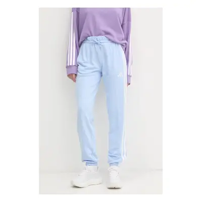 Tepláky adidas Essentials modrá barva, s aplikací, JD5300