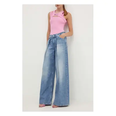 Džíny Karl Lagerfeld Jeans dámské, high waist, 245J1108