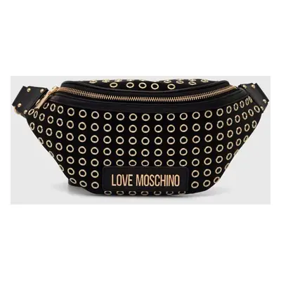 Ledvinka Love Moschino černá barva, JC4060PP1LLH100A