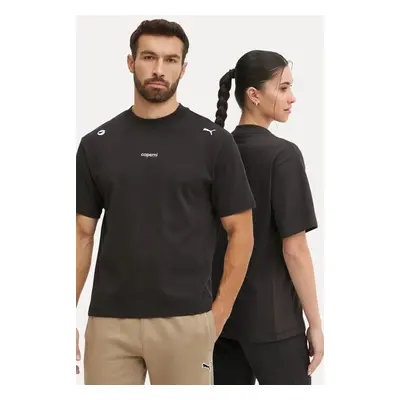 Bavlněné tričko Coperni x Puma černá barva, 628305