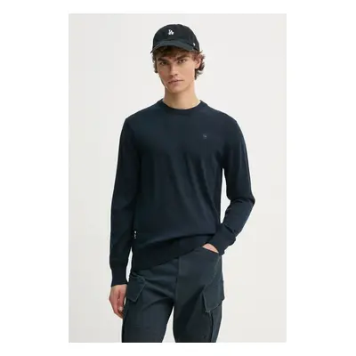 Vlněný svetr G-Star Raw pánský, béžová barva, lehký, D25174-D847