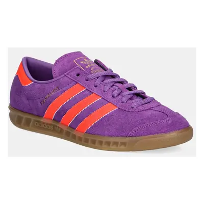 Sneakers boty adidas Originals Hamburg fialová barva, JS0679