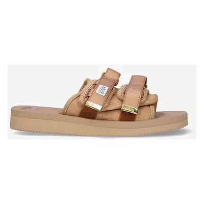 Pantofle Suicoke MOTO-VHL CAMEL Rubber Sole pánské, béžová barva