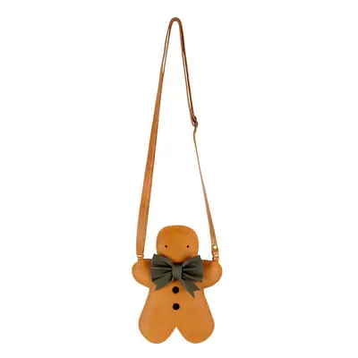 Dětská kožená kabelka Donsje Britta Exclusive Purse Gingerbread oranžová barva, 5002015