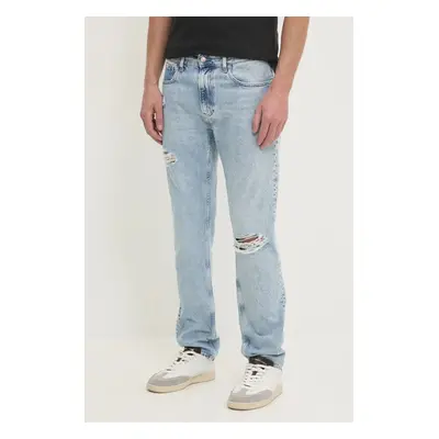 Džíny Calvin Klein Jeans pánské, modrá barva, J30J327014