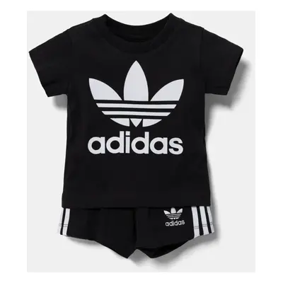 Kojenecká sada adidas Originals černá barva, JC6583