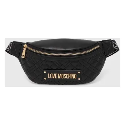 Ledvinka Love Moschino černá barva, JC4003PP1LLA0000