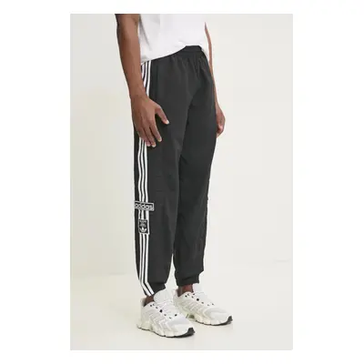 Kalhoty adidas Originals Adibreak pánské, černá barva, vzorované, JD4257