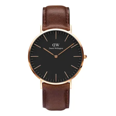 Hodinky Daniel Wellington hnědá barva, DW00100125