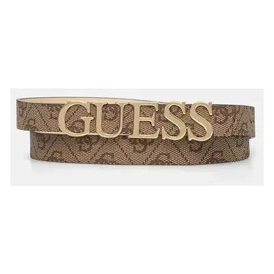 Pásek Guess ZAMIRA dámský, béžová barva, BW9204 P5120