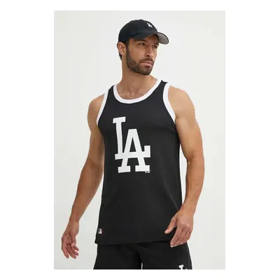 Tričko 47 brand MLB Los Angeles Dodgers černá barva, BB012PMFKXZ609483JK