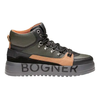 Kožené sneakers boty Bogner ANTWERP zelená barva, 12441605