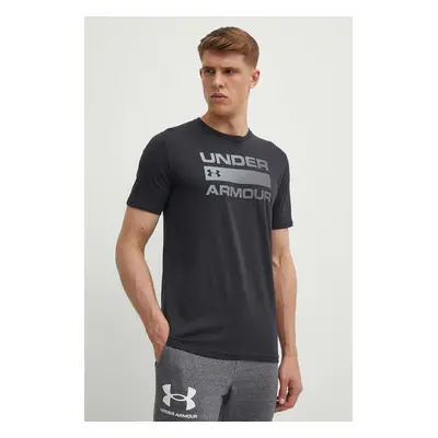 Tréninkové tričko Under Armour Team Issue Wordmark černá barva, s potiskem, 1329582