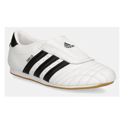 Kožené sneakers boty adidas Originals TAEKWONDO bílá barva, JQ4774