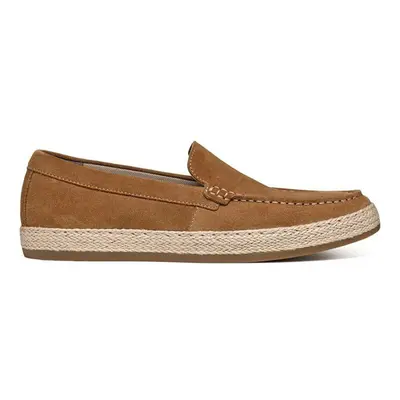 Semišové espadrilky Geox U PANTELLERIA hnědá barva, U45DWB 00022 C6018