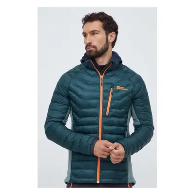 Sportovní bunda Jack Wolfskin ROUTEBURN PRO zelená barva, 1206862