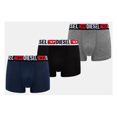 Boxerky Diesel UMBX-DAMIEN-THREE PACK BOXERS 3-pack pánské, černá barva, 00ST3V.0DDAI