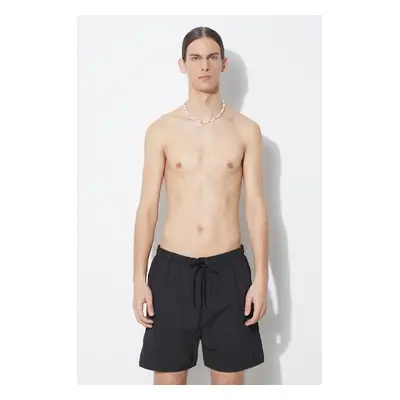 Plavkové šortky Norse Projects Hauge Recycled Nylon černá barva, N35.0606.9999