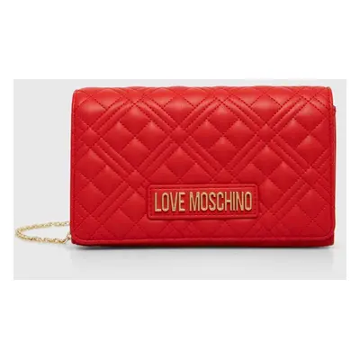 Kabelka Love Moschino červená barva, JC4079PP1LLA0000