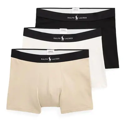 Boxerky Polo Ralph Lauren 3-pack pánské, bílá barva, 714965507