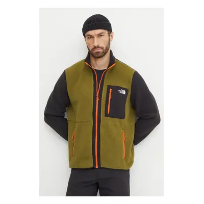 Sportovní mikina The North Face Yumiori zelená barva, NF0A883R8ZI1