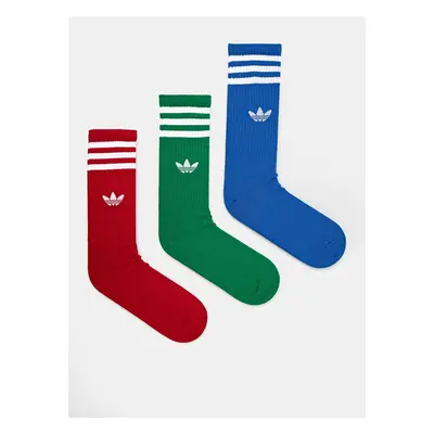 Ponožky adidas Originals 3-pack bílá barva, JJ1985