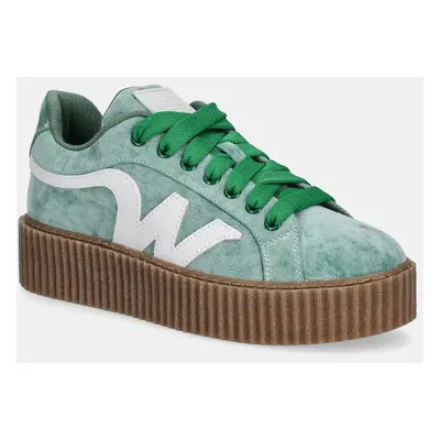 Sneakers boty Weekend Max Mara DEDALO zelená barva, 2515761094600