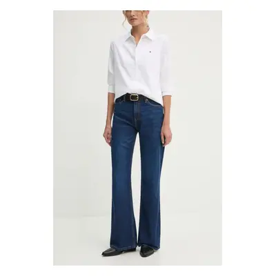 Bavlněné džíny Pepe Jeans FLARE HW WILLA high waist, PL204734EF1