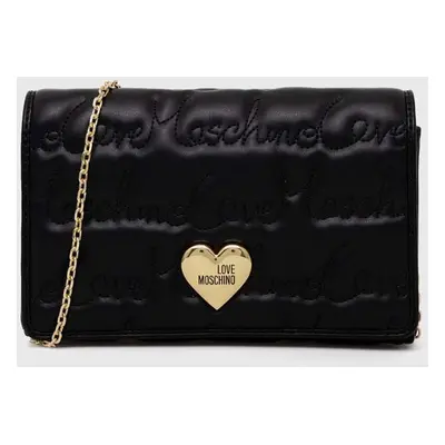 Kabelka Love Moschino černá barva, JC4128PP1LLJ0000