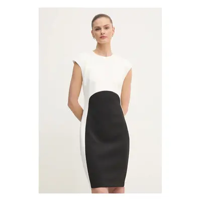 Šaty Calvin Klein bílá barva, mini, K20K207899