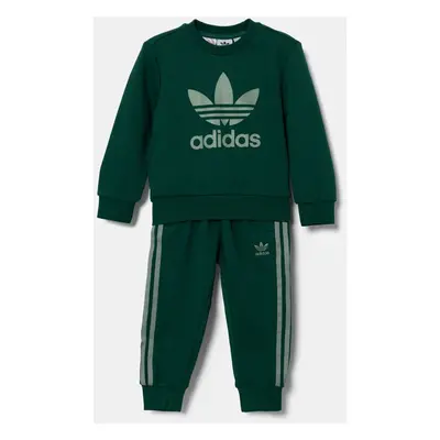 Tepláková souprava adidas Originals zelená barva, JC6611