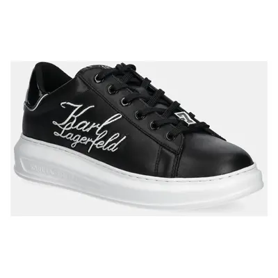 Sneakers boty Karl Lagerfeld KAPRI MENS černá barva, KL52510S