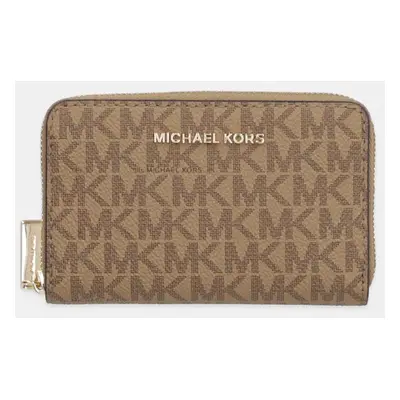 Peněženka MICHAEL Michael Kors béžová barva, 32H1GJ6D0V