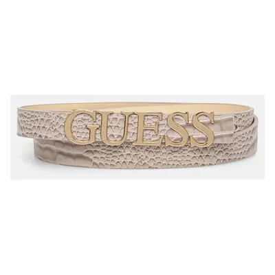 Pásek Guess SYLVYE dámský, béžová barva, BW9206 P5120