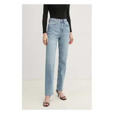 Džíny Calvin Klein Jeans dámské, high waist, J20J224501