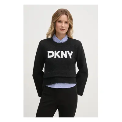 Svetr Dkny dámský, černá barva, DJ4R0504