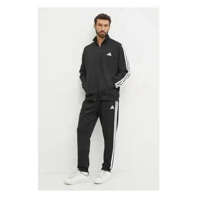 Tepláková souprava adidas 3-Stripes černá barva, JI8858