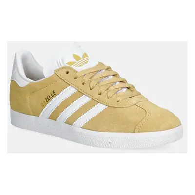 Sneakers boty adidas Originals Gazelle žlutá barva, JH5382