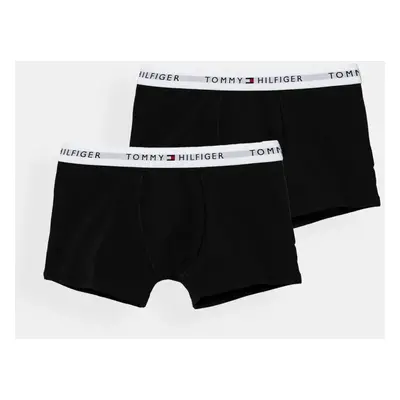 Dětské boxerky Tommy Hilfiger 2-pack černá barva, UB0UB00549