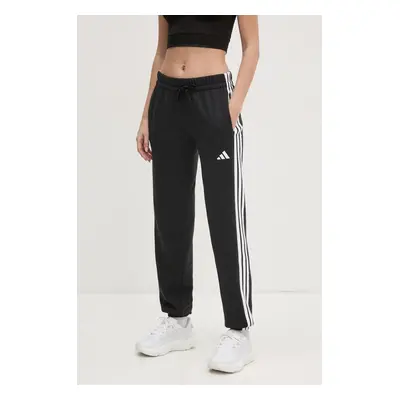 Tepláky adidas Essentials černá barva, vzorované, JD5302