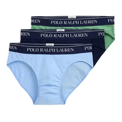 Spodní prádlo Polo Ralph Lauren 3-pack pánské, zelená barva, 714840543