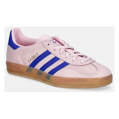 Sneakers boty adidas Originals GAZELLE INDOOR růžová barva, JI1371